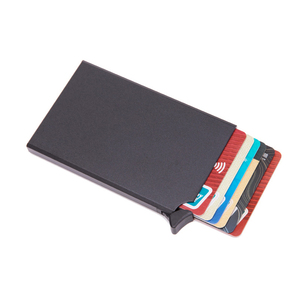 High Quality RFID Blocking <strong>Card</strong> Wallet Anti Scan Metal <strong>Card</strong> <strong>Holder</strong> - Product Image 4