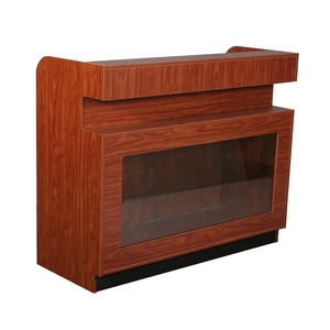 Thiết kế cổ điển với cửa sổ hiển thị trung tâm làm đẹp cửa hàng cắt tóc Nail Spa tóc Salon đồ nội thất phía trước kiểm tra bàn tiếp tân - Product Image 4