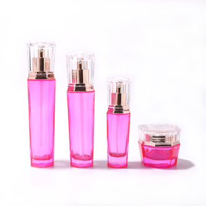 Ensemble de soins de la peau en verre hexagonal personnalisé à six côtés, plaqué or rose, cosmétique 40ml 90ml 110ml <span class=keywords><strong>50g</strong></span> - Product Image 6