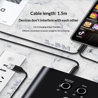 Cable Adaptador OTG Aikon Ya con Conectores USB Tipo-C y USB-A para Tarjeta de Sonido, Transferencia de Datos del Teléfono y Carga - Uso Global