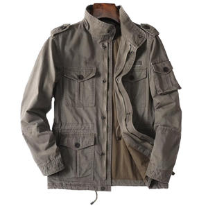 Veste bomber d'hiver pour homme, légère et élégante, à col montant camouflage, doublure douce, streetwear décontracté, sports de plein air - Product Image 6