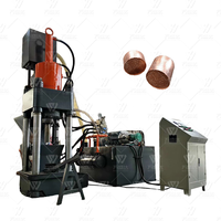 Presse à briquettes de minerai de fer à haute pression entièrement automatique Machine hydraulique à briqueter cuivre-métal