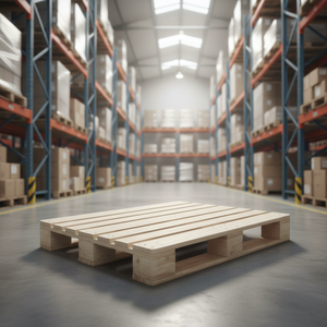 Paletas <span class=keywords><strong>de</strong></span> <span class=keywords><strong>Madera</strong></span> <span class=keywords><strong>de</strong></span> Una Sola Cara que Cumplen con las Normas Europeas, Pueden Usarse para el Transporte <span class=keywords><strong>de</strong></span> Objetos Pesados en la Industria - Product Image 1