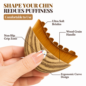 Spazzola Facciale Linfatica Personalizzabile con Logo, Massaggiatore Gua Sha per Drenaggio Contorno, Strumento per Dry Brushing per Modellare Mento e Linea della Mascella, Cura della Pelle - Product Image 3