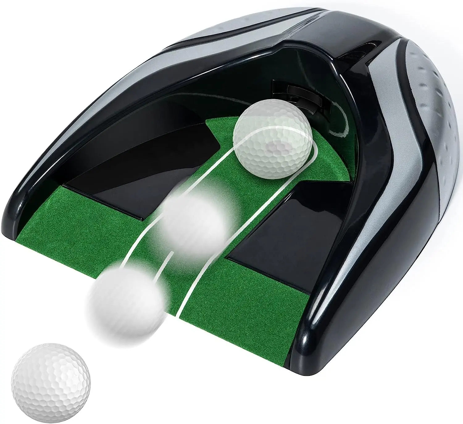 조정 가능한 중력 볼 리턴이있는 슈란 골프 자동 퍼팅 컵 실내 실외를위한 중단없는 연습