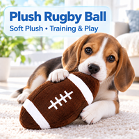Jouets interactifs pour chiens, balles en peluche qui couinent, ballons de football et de tennis pour chiens de petite et moyenne taille