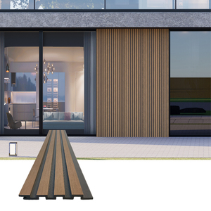 Revêtement mural en WPC résistant aux UV, imperméable, pour décoration extérieure de villa - Product Image 3