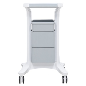 2025 Newest Silicone & <b>Plastic</b> Beauty Salon Trolley Cart with Lockable <b>Wheels</b> Eco-Friendly & Portable - Product Image 4