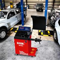 Équilibreuse de roues automatique de haute qualité Coseng SP802, équipement de levage pour alignement des roues, machine à changer les pneus