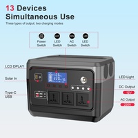Nouveau produit Portable ABS LiFePO4 300W 600W 1000W générateur solaire système de stockage d'énergie centrale solaire