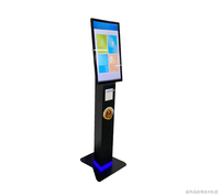 Kiosque d'information personnalisé pour l'enregistrement/décheck-in automatique des hôtels avec lecteur NFC, processeur Intel Core i5/i7, Android/Windows, sur pied, SDK