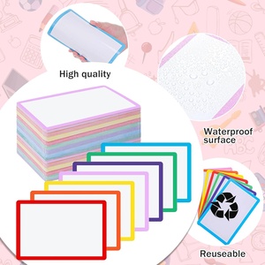 Cartes d'indexation effaçables à sec multicolores, cartes de notes effaçables à sec laminées pour le bureau, l'école et les listes de tâches - Product Image 3