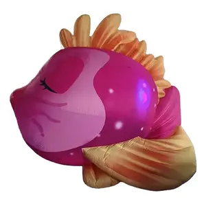 Inflatable sea animal advertising air model decorative hanging light inflatable kiss fish