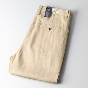 <span class=keywords><strong>Pantaloni</strong></span> <span class=keywords><strong>estivi</strong></span> sottili di puro <span class=keywords><strong>lino</strong></span> <span class=keywords><strong>pantaloni</strong></span> Casual da lavoro <span class=keywords><strong>pantaloni</strong></span> larghi dritti di cotone <span class=keywords><strong>pantaloni</strong></span> da <span class=keywords><strong>uomo</strong></span> - Product Image 6