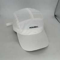 Custom 6 Panel Waterbestendige Sport Polyester Nylon Hardloop Snel Droog Pet Hoed