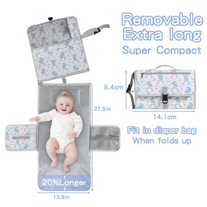 Joli design imperméable à l'eau coussin de couche pour bébé coussin à langer portable pour bébé prix compétitif doublures de matelas à langer imperméables - Product Image 5