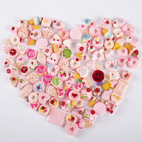 Boîte de breloques 3D pour nail art, couleurs assorties, motifs dessin animé, sucettes, bonbons, tournesols, en résine, assortiment de lapins et de chatons Kawaii