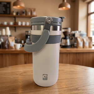Ecopur Thermos in Acciaio Inox 550ml con Manico e Coperchio per Viaggio, Isolamento Termico 12-24 Ore, Sicuro per Acqua Bollente in Auto - Product Image 3