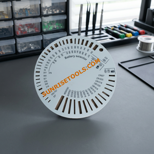 Tabla de Selección de Baterías Redondas de Hierro SUNTOOLS/STIPL Modelo 850A para Herramienta de Prueba de Joyería Serie CR - Product Image 4