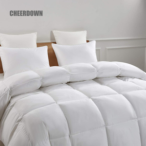 CHEERDOWN <span class=keywords><strong>couette</strong></span> de lit d'hôtel de luxe toutes saisons Jacquard tissé duvet d'<span class=keywords><strong>eider</strong></span> et <span class=keywords><strong>couette</strong></span> en plumes d'oie vente en gros - Product Image 3