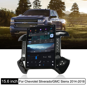 15.6" Tesla Screen For Chevrolet Sliverado GMC Sierra Denali 2014 2018 Multimedia Android Radio Auto Headunit Carplay Navigation - Product Image 4