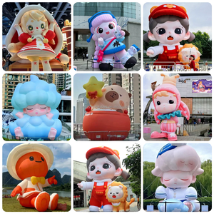 Publicité <span class=keywords><strong>gonflable</strong></span> personnalisée Gonflables de forme <span class=keywords><strong>humaine</strong></span> pour garçon Modèle de dessin animé avec chapeau Poupée homme <span class=keywords><strong>gonflable</strong></span> - Product Image 3