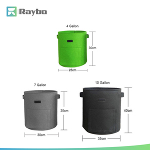 Sacs <span class=keywords><strong>de</strong></span> culture en fibres végétales écologiques RAYBO, personnalisables, 10 gallons, pots <span class=keywords><strong>de</strong></span> jardin à aération pour l'agriculture - Product Image 5