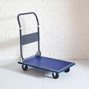 300 किलोग्राम भारी शुल्क फोल्डिंग बोरे ट्रक औद्योगिक गोदाम कार्ट हैंड ट्रॉली फोल्डेबल प्लेटफॉर्म कार्ट - Product Image 1