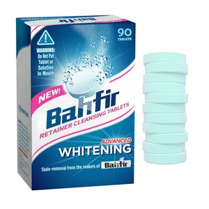 Doğrudan satış protez temizlik tabletleri Ratainer beyazlatma temizleyici diş temizleyici FDA toptan fiyatlarla onayladı