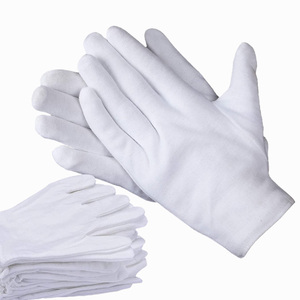 Morbido Bianco Guanti di Cotone per Gioiellerie Argenteria Orologiai - Product Image 5