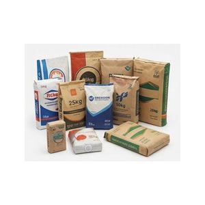 Screen Printing Bottom Gusset <b>Bag</b> High Strength Block Bottom Cement <b>Packaging</b> <b>Bags</b> OEM Service - Product Image 1