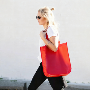 Bán buôn tùy chỉnh không dệt tái chế nhiều lớp túi PP với góc tròn cho Lulu Yoga thể thao Khuyến mãi Túi mua sắm - Product Image 6