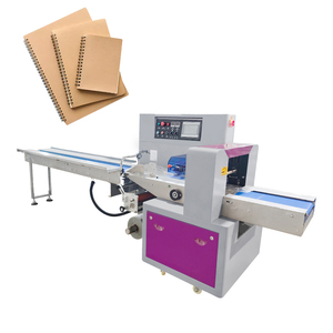 Máquina Automática de Embalaje Tipo Almohada <span class=keywords><strong>para</strong></span> Productos de Papel, con Alimentación de Películas y Embalaje de Papel A5/A4 <span class=keywords><strong>para</strong></span> Cuadernos y Libros de Ejercicios - Product Image 1
