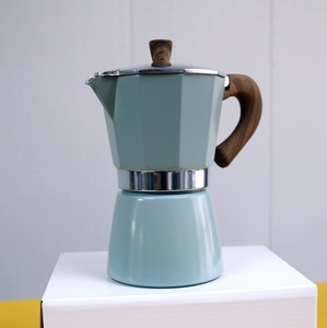 Cafetera italiana <span class=keywords><strong>Moka</strong></span> de alta calidad, tetera gruesa Octangonal, utensilio Barista, superventas - Product Image 2