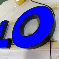 Enseigne publicitaire lumineuse LED personnalisée en acrylique 3D pour intérieur, enseigne électronique pour entreprise, pylon, magasin, lettres lumineuses