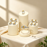Présentoir à bijoux haut de gamme pour vitrine, idéal pour bagues, boucles d'oreilles, colliers et bracelets – Support de présentation pour bijouterie