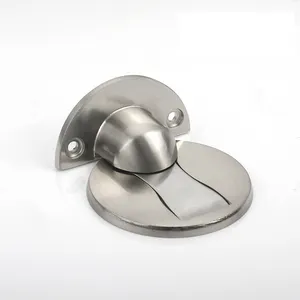 High Quality Black Gantry Heavy Duty Stainless Steel Magnetic Invisible Door Stopper