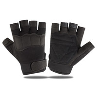 Gants tactiques mi-doigts pour hommes et femmes, antidérapants, résistants à l'usure, pour les sports de plein air et l'entraînement spécial