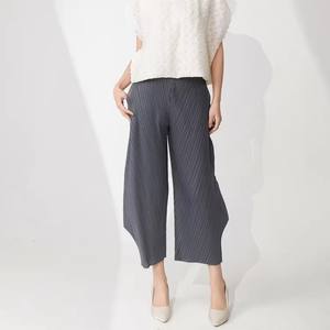 Pantalon large décontracté taille haute respirant pour femme grande taille, style coréen, design tendance, vente en gros en ligne - Product Image 2