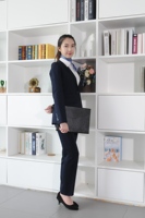 Ensemble de costume sur mesure pour femmes, taille plus, manches longues, style hôtesse de l'air, pantalon et blazer de couleur unie, 100% coton
