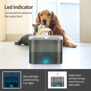 2025 Automatic Pet Water Fountain for Cats and Small Dogs with LED <b>Light</b> 67oz/2.1L Ultra Quiet Cat Drinking Fountain with Filter - Product Image 3