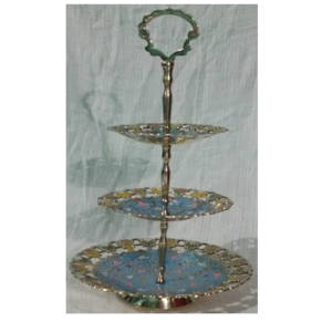 Tazón de fruta de latón de buena calidad, juego de cuatro cuencos de Metal hechos a mano indios con acabado dorado - Product Image 2