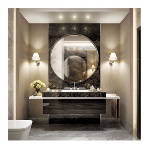 تصميم عصري فاخر ، أدراج تغلق لينًا ، منظم تخزين للحوض من السيراميك ، الغرور - Product Image 3