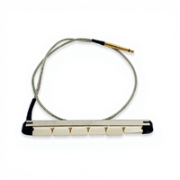 Folk-Style Classical Acoustic Guitar Zinc Alloy Piezoelectric Pickup Stick B-7612 Bridge-and-Saddle-Integrated