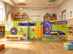 Mur d'obstacles <span class=keywords><strong>Super</strong></span> <span class=keywords><strong>Mario</strong></span> pour aire de jeux intérieure, équipement de parc pour zone de jeux commerciale pour enfants, mur d'escalade interactif - Product Image 2