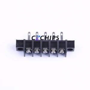 KF55HM-10.0-5P Barrier Terminal Block Through hole Component (THT),P=10mm Connector Two Sides 10mm 1x5P Straight Pin - Product Image 1