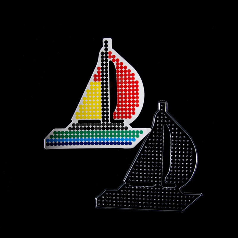Modèle de voile envoyer une carte de couleur