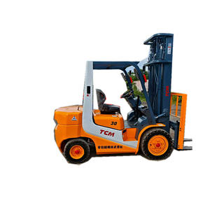 Carretilla elevadora usada en buen estado de 3 toneladas con 3 mástiles, carretilla elevadora TCM de 6 metros, carretilla elevadora diésel - Product Image 1