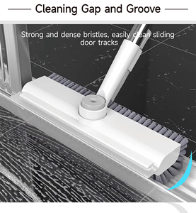 Brosse de nettoyage de sol manuelle OEM, manche réglable, rotative à 360°, à poils durs, outil de nettoyage de sol - Product Image 3