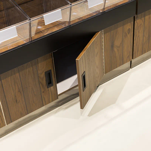 Gỗ siêu thị kệ trưng bày gỗ-thép Tủ thực phẩm hiển thị đứng kẹo và anack giá - Product Image 6